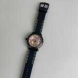 Wasteland Aesthetic Men's Quartz Watch – Khaki Earth Dial with Black Strap