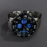 Large Dial Multi-Function Waterproof Digital Watch for Men – Luminous & Sporty