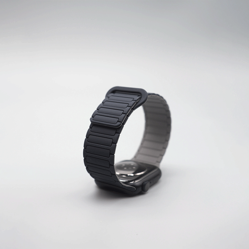 Magnetic Loop Silicone Apple Watch Band – Solid Color