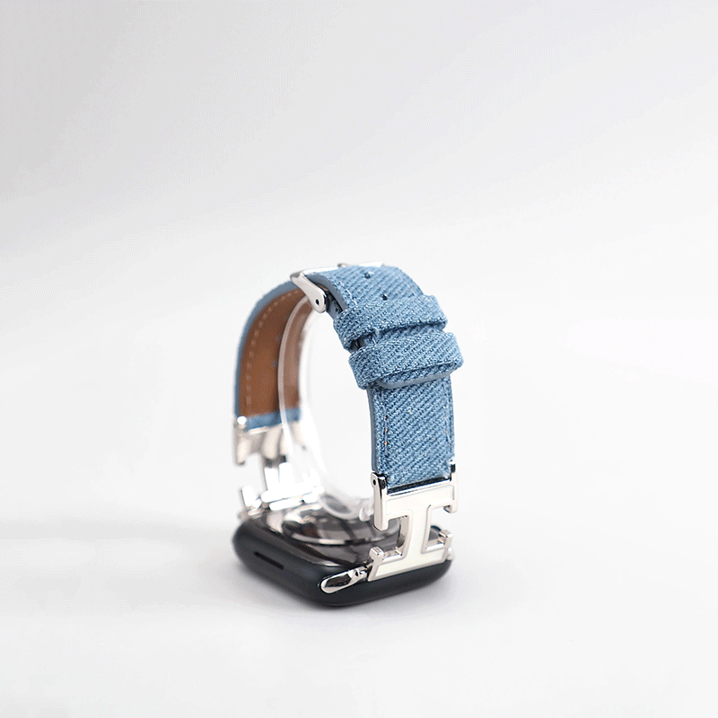 H-Buckle Genuine Leather Apple Watch Band