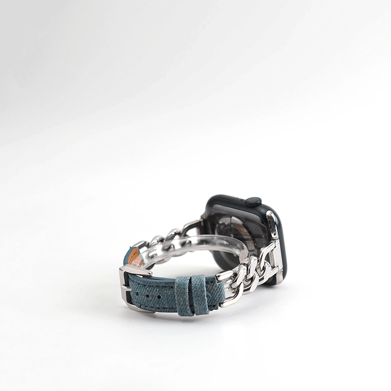 Denim Chain Apple Watch Band