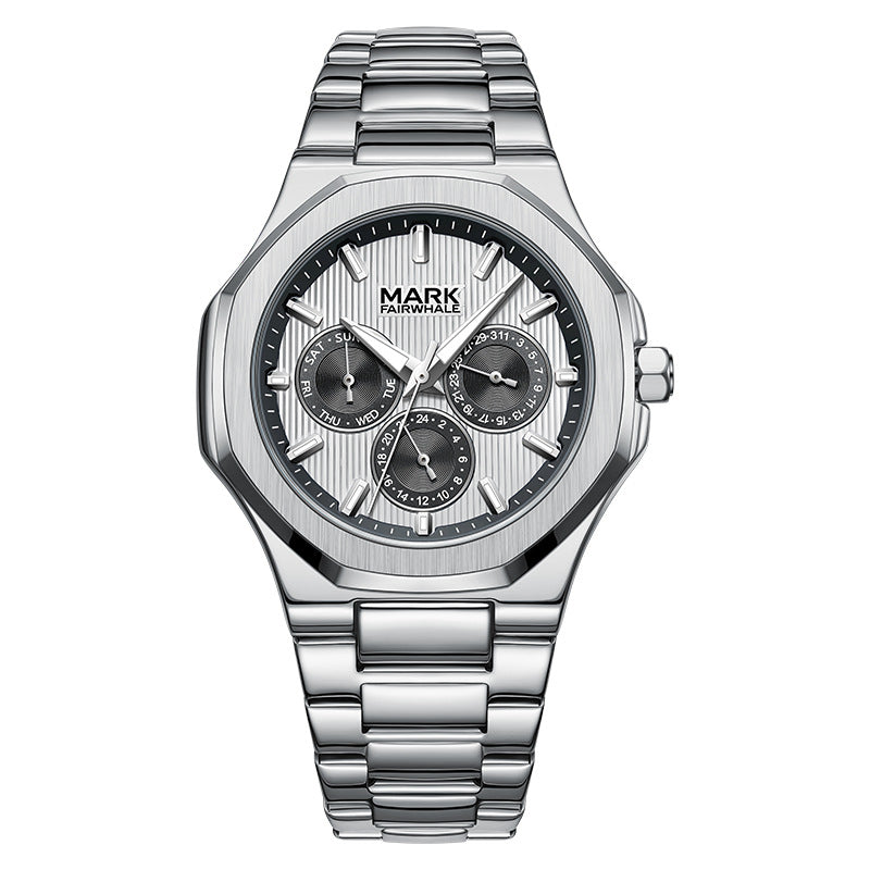Men’s Quartz Watch – Nautilus Style, Sleek & Modern