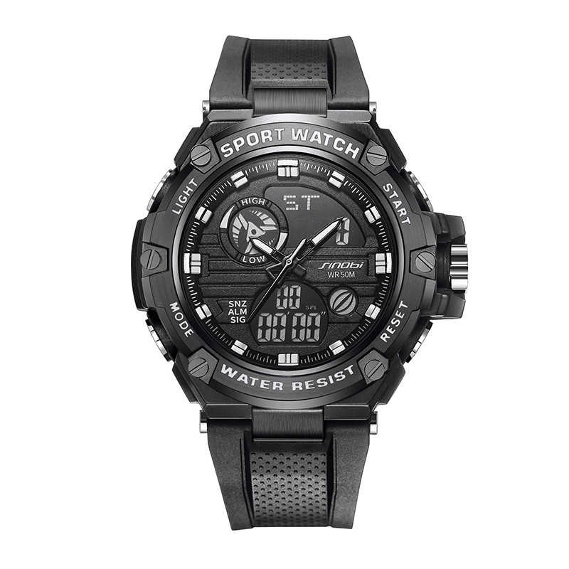 Men’s Outdoor Tactical Watch – Quartz Chronograph, IP68 Waterproof, Luminous Dial