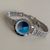 Futuristic No-Hands Men's Quartz Watch – Minimalist Dial, Tech-Inspired Design