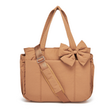 Multi-Functional Puffer Tote Diaper Bag – Lightweight Mommy Crossbody Shoulder Bag for Travel & Daily Use