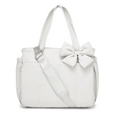 Multi-Functional Puffer Tote Diaper Bag – Lightweight Mommy Crossbody Shoulder Bag for Travel & Daily Use